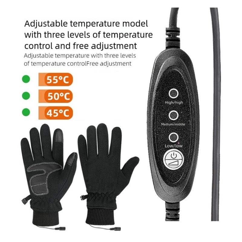 Snow Glove Insulated - Luvas inverno aquecidas projetam equipamento esqui