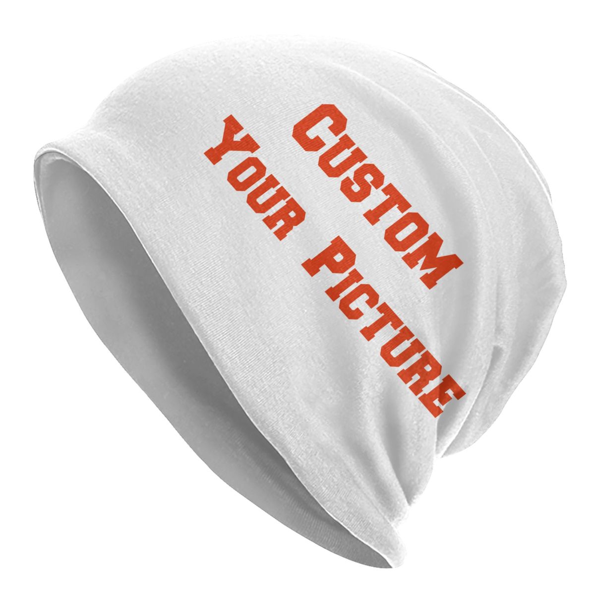 Knit Beanie Hat Warm - Diy sua imagem bonés personalizados outono