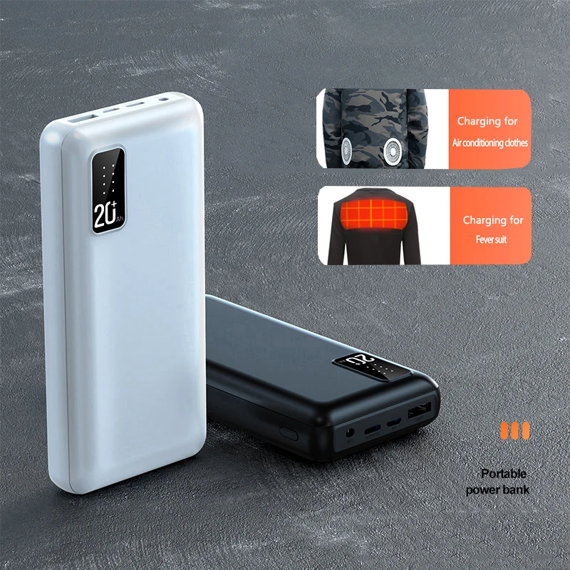 Heated Vest Battery - Jayowade 12v dc saída power bank
