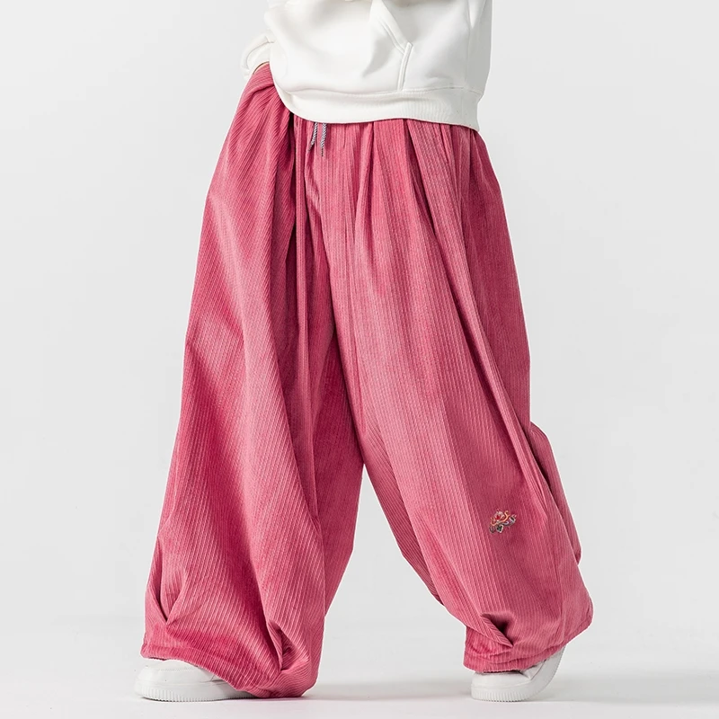 Corduroy Pant Warm - Calças Masculinas de Corduroy com Pernas