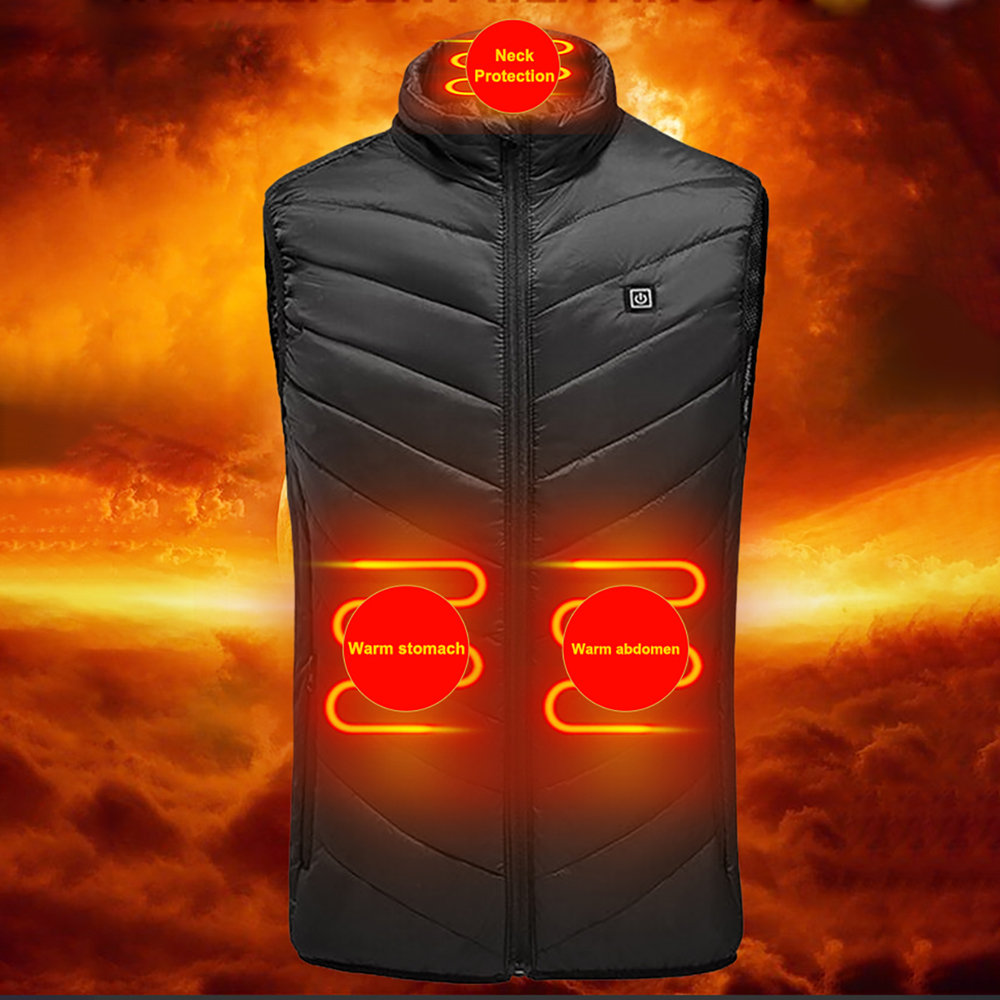 Heated Vest Battery - Colete de caça aquecido elétrico, 9