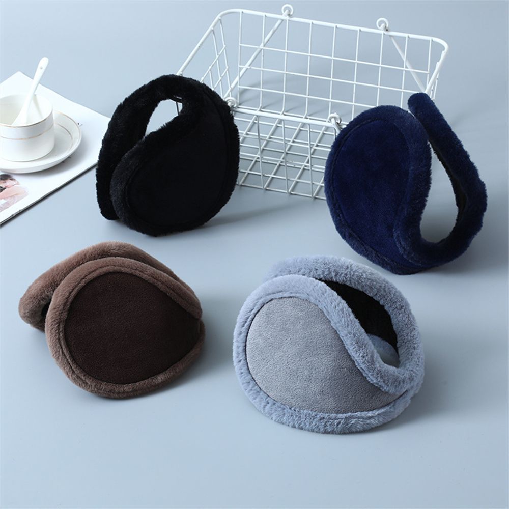 Fleece Ear Warmer Band - Aquecedores de orelha de pelúcia grossa