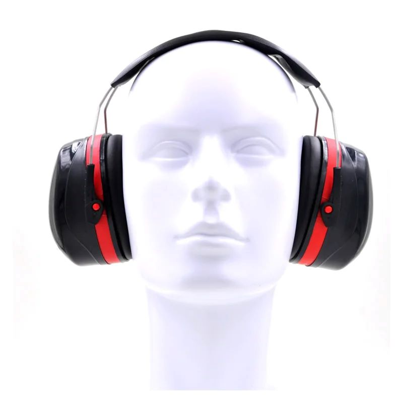 Earmuffs Foldable - Protetores de orelha ajustáveis, cabeça anti-ruído,