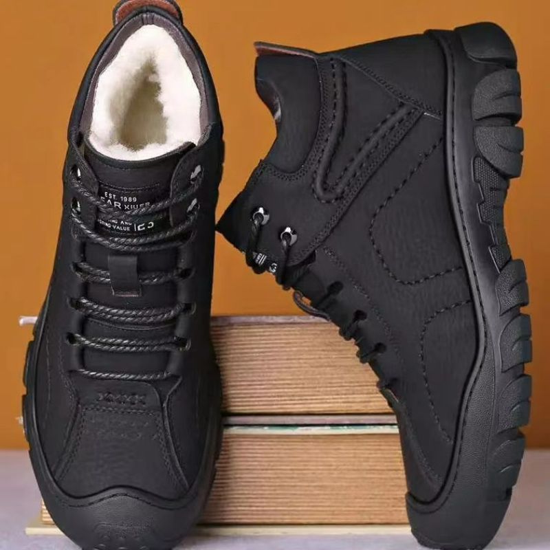 Waterproof Winter Boot - Botas masculinas rendas até botas de