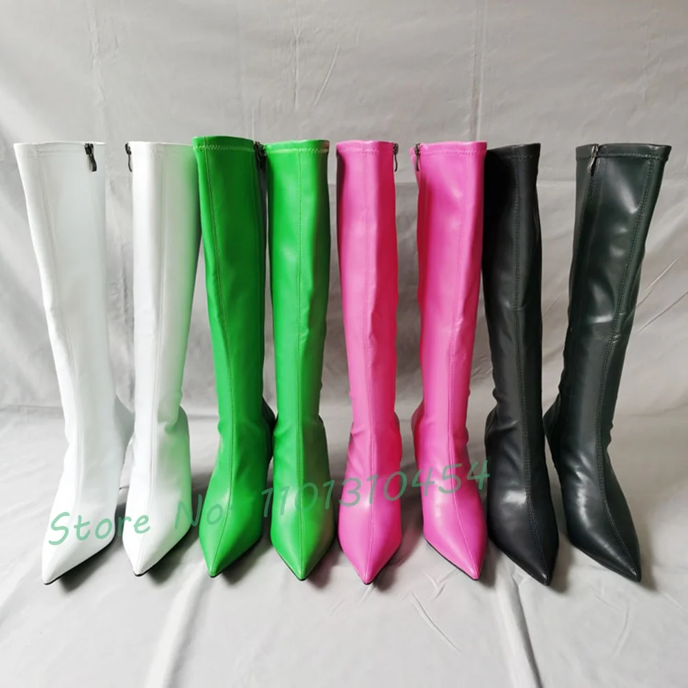 Waterproof Winter Boot - Botas altas de joelho super pontiagudas