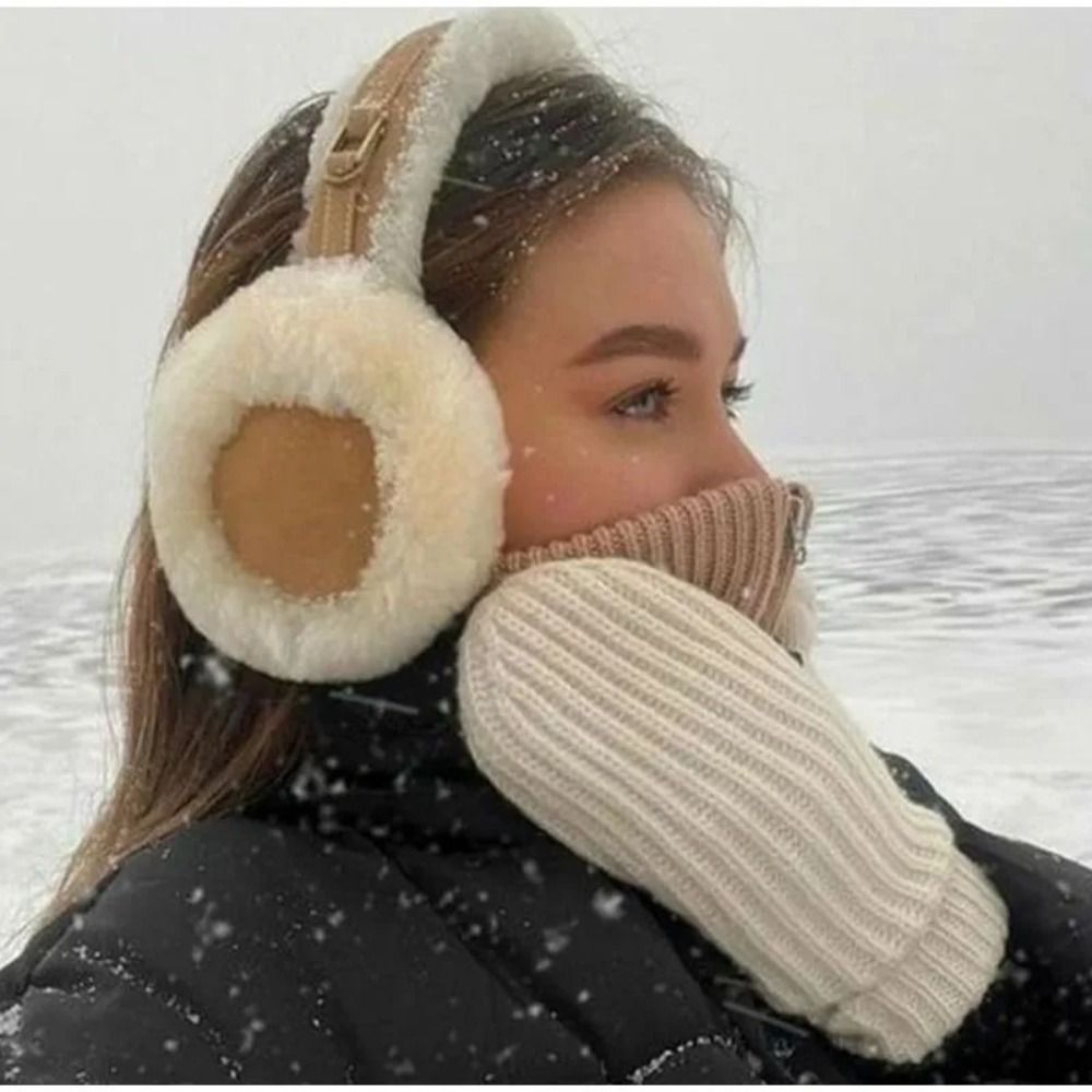 Earmuffs Foldable - Ear Muffs de pelúcia para homens