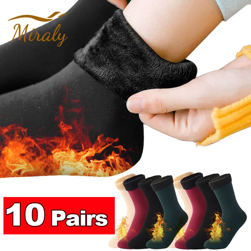 1/2/3/5/10 Pares de Meias Térm - Thermal Sock Wool avaliação e preço