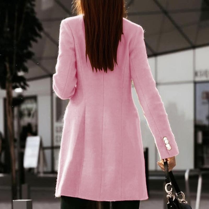 831A Casacos femininos lã outo - Wool Coat Peacoat avaliação e preço