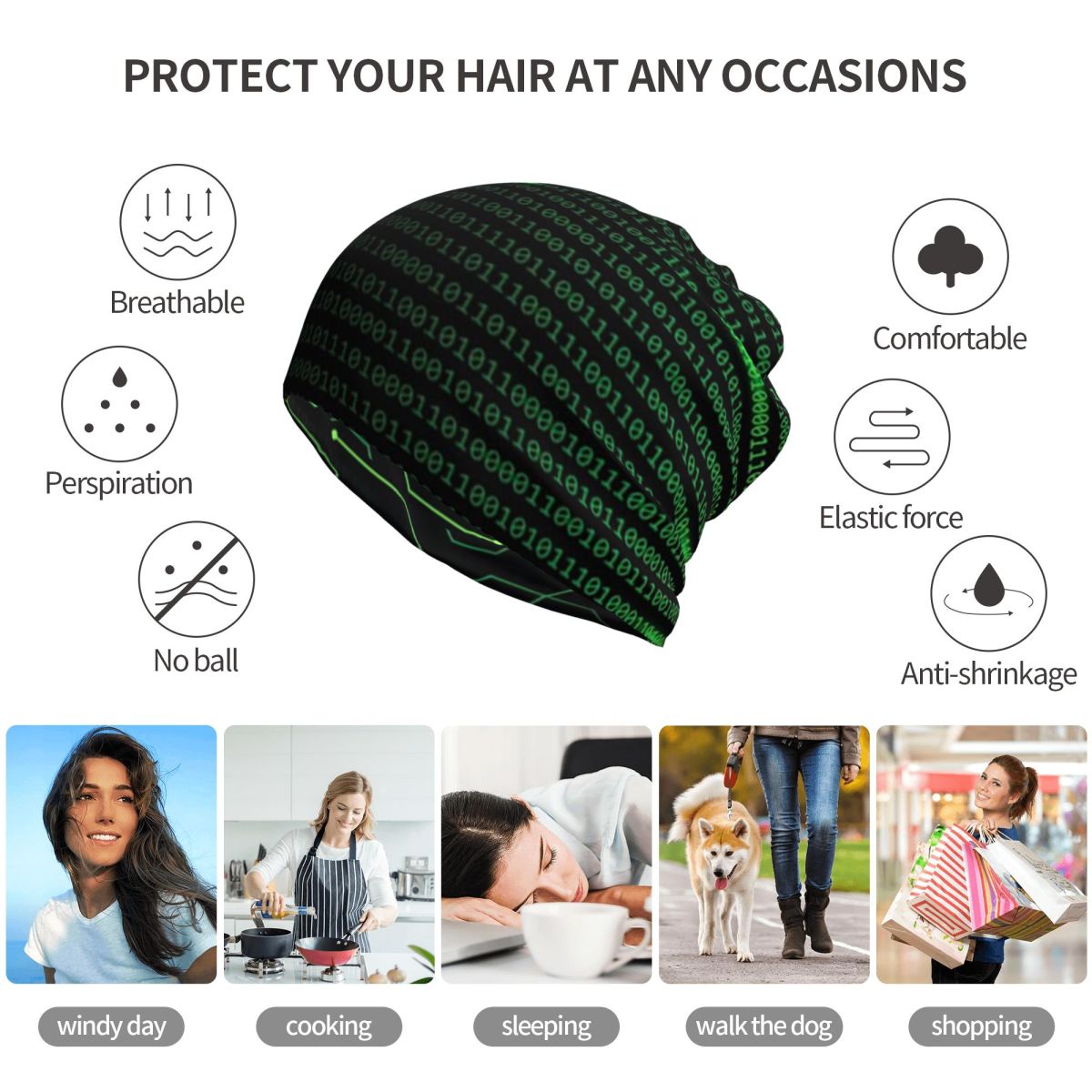 Cachecol multifuncional com es - Knit Beanie Hat Warm avaliação e preço