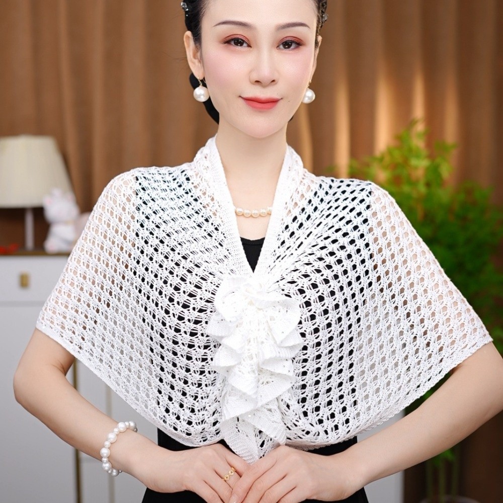 Cardigã com Design Brilhante e - Shawl Wrap Winter avaliação e preço