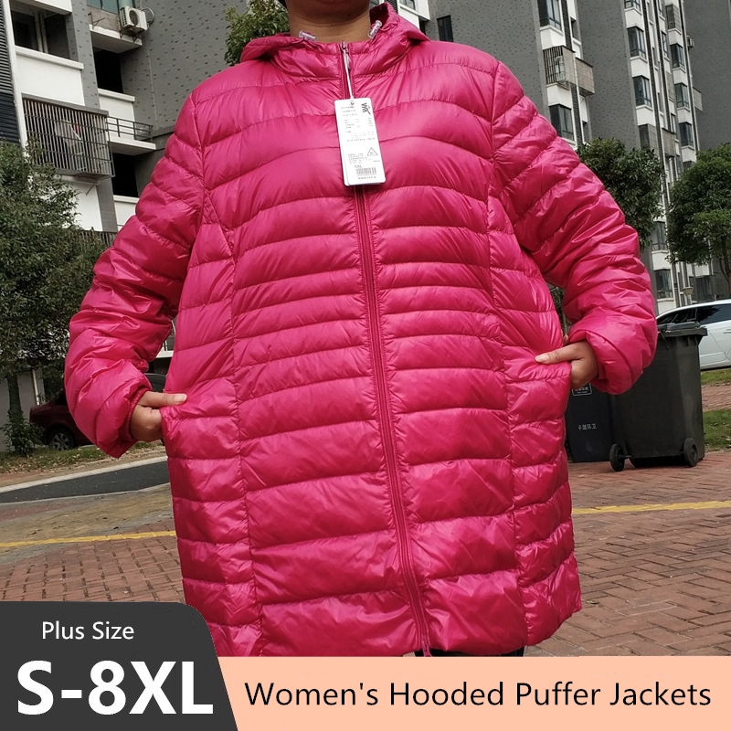 Plus size 5xl 6xl 7xl feminino - Down Jacket Packable avaliação e preço