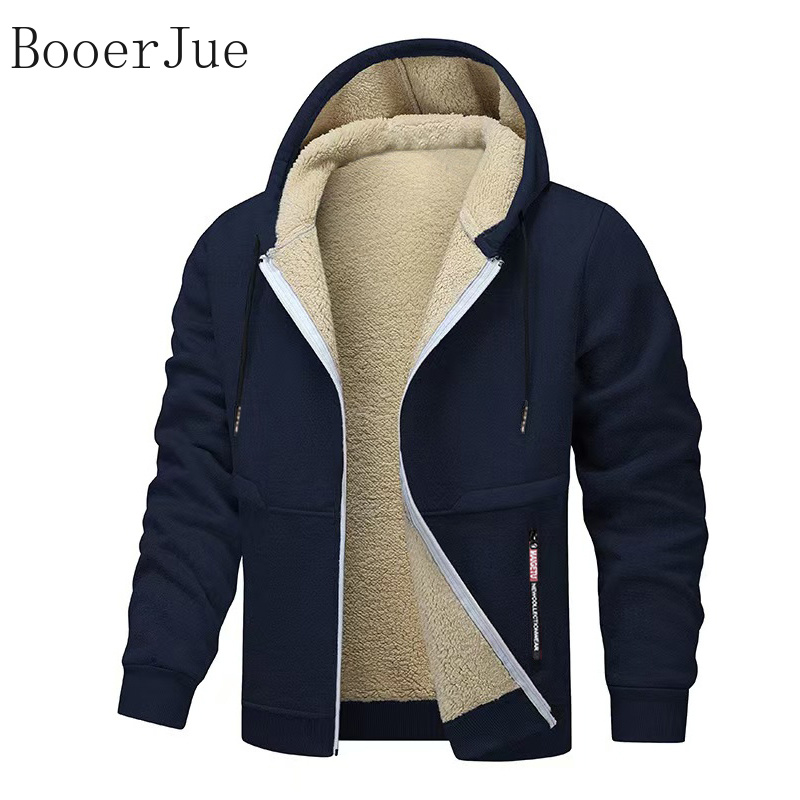 Jaqueta com Capuz Forrada com  - Sherpa Hoodie Fleece avaliação e preço