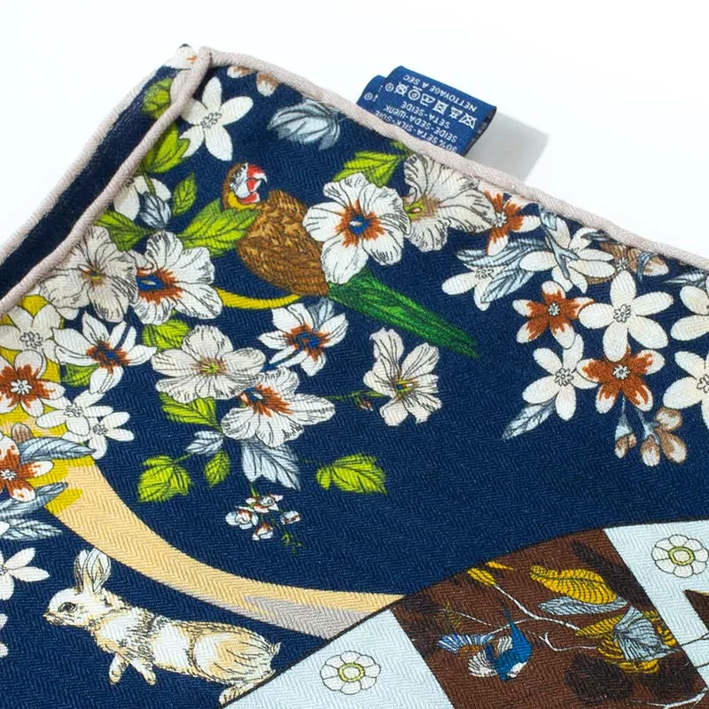 Cachecol Quadrado Dupla Face Q - Shawl Wrap Winter avaliação e preço