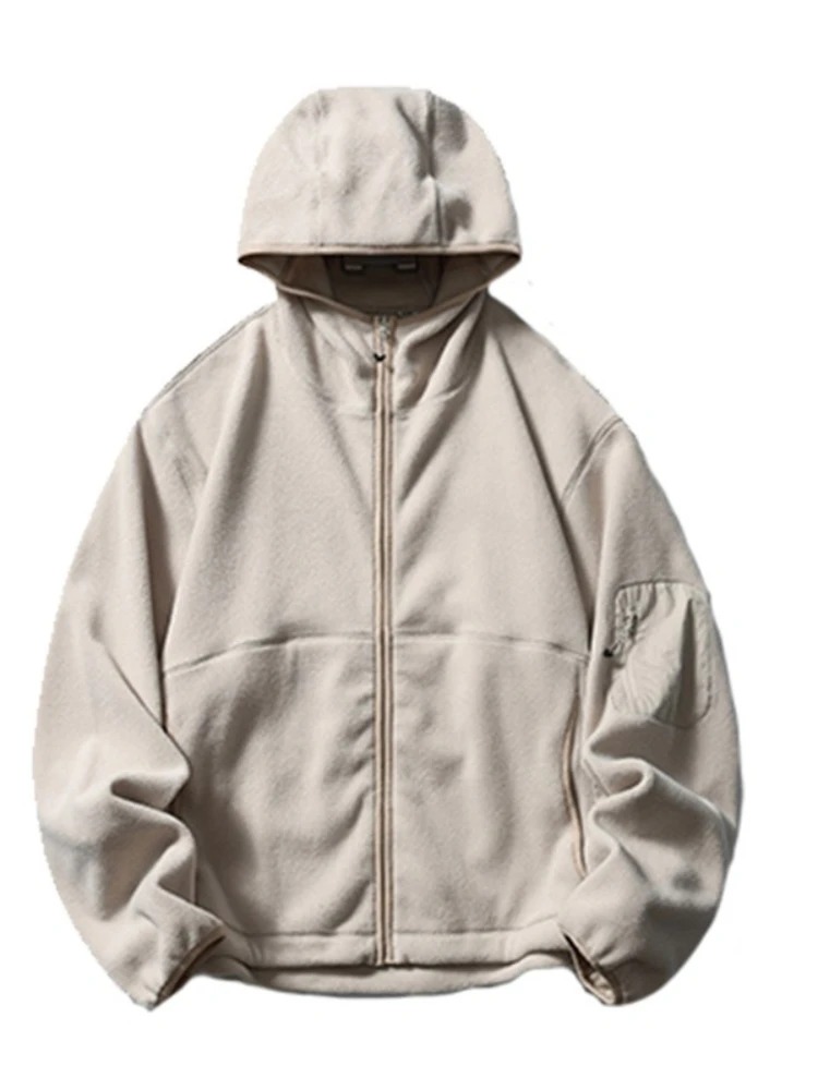 Moletom com capuz masculino ou - Sherpa Hoodie Fleece avaliação e preço