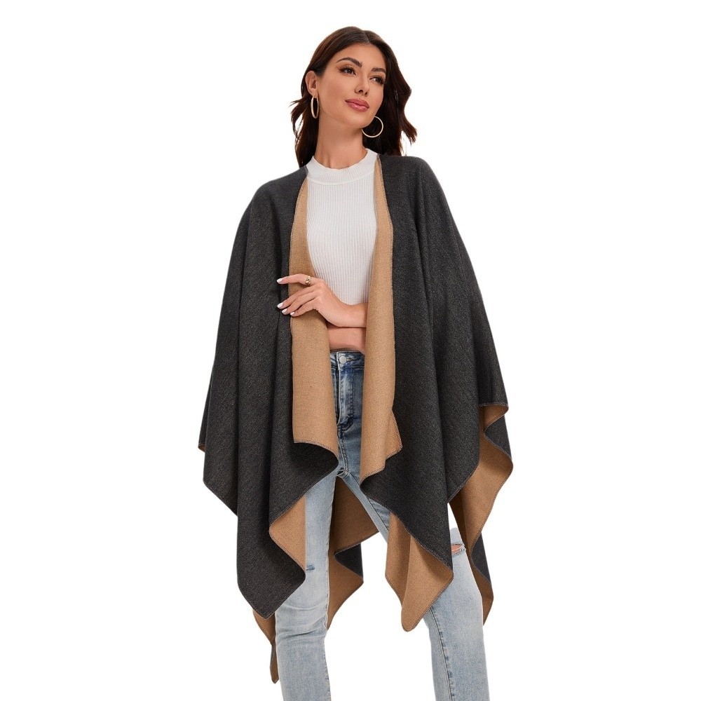 Casaco quente xadrez design vi - Shawl Wrap Winter avaliação e preço