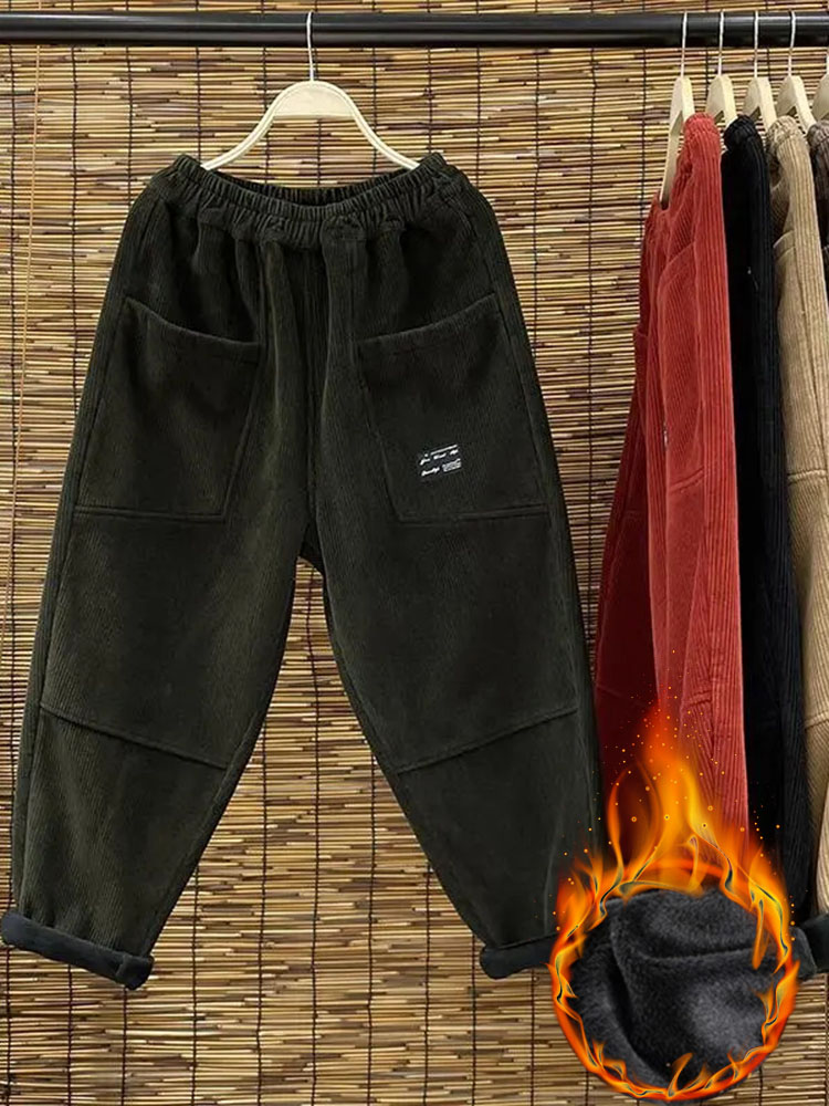 Calça com veludo de veludo alt - Corduroy Pant Warm avaliação e preço