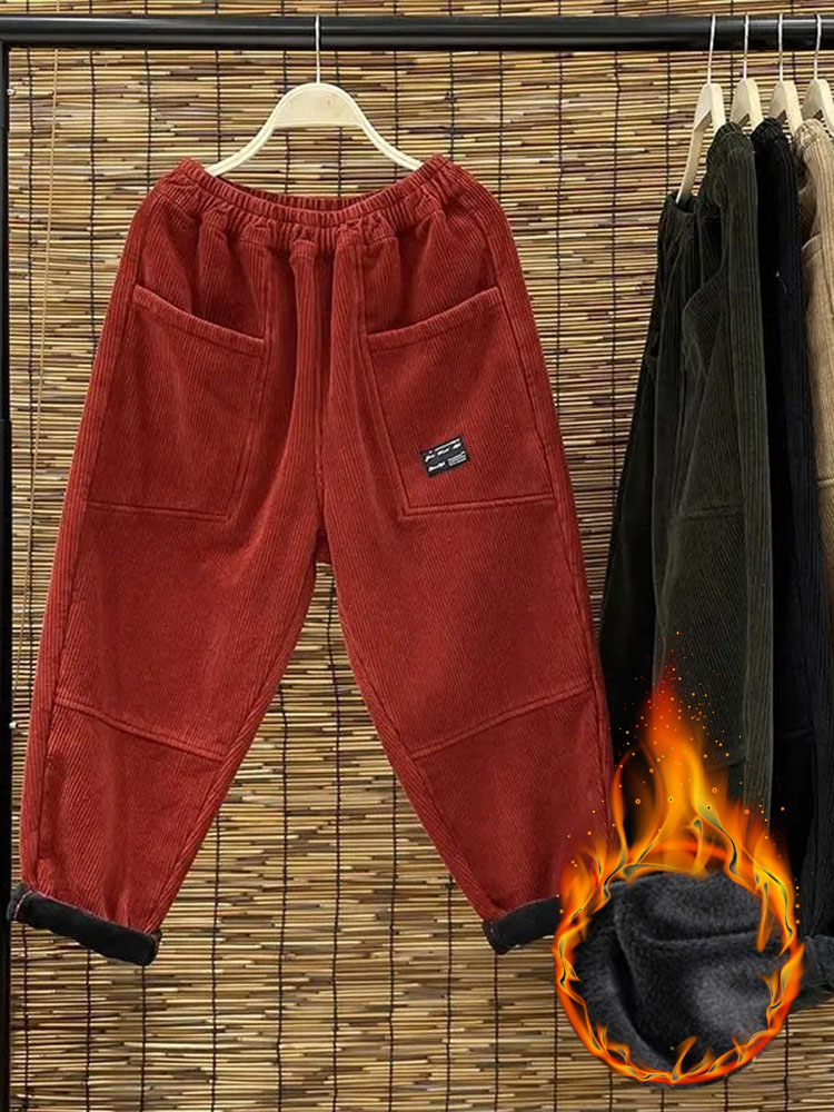 Calça com veludo de veludo alt - Corduroy Pant Warm avaliação e preço