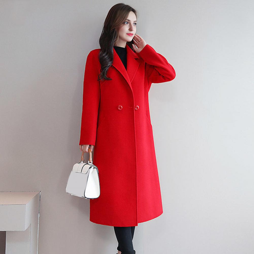 Casaco Feminino de Lã Cor Sóli - Wool Coat Peacoat avaliação e preço