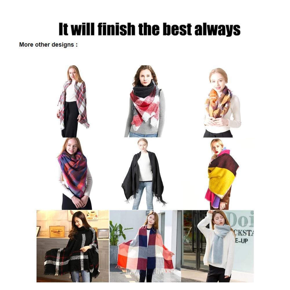 Lenços de inverno estilo britâ - Wool Scarf Men avaliação e preço