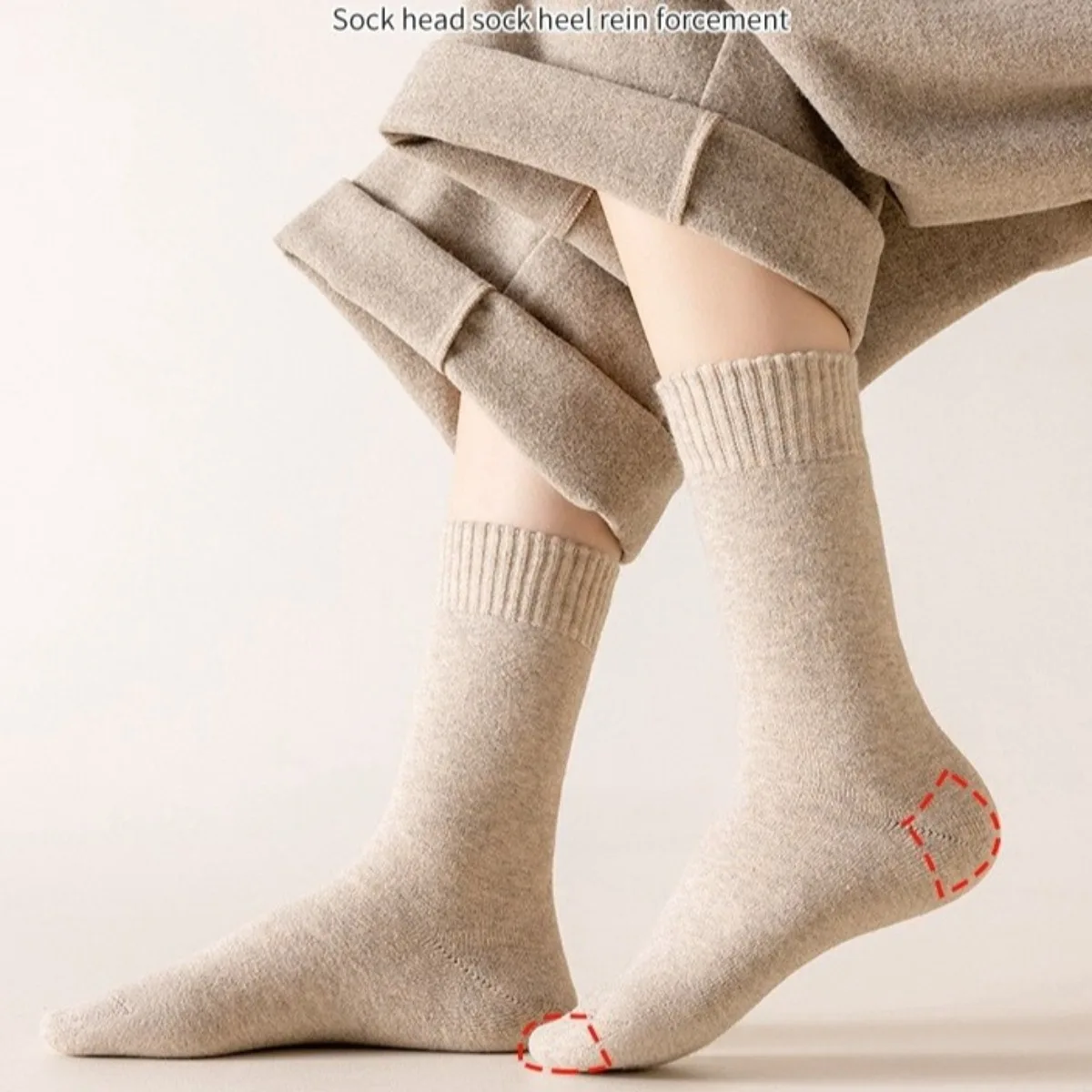 1 par de meias térmicas quente - Thermal Sock Wool avaliação e preço