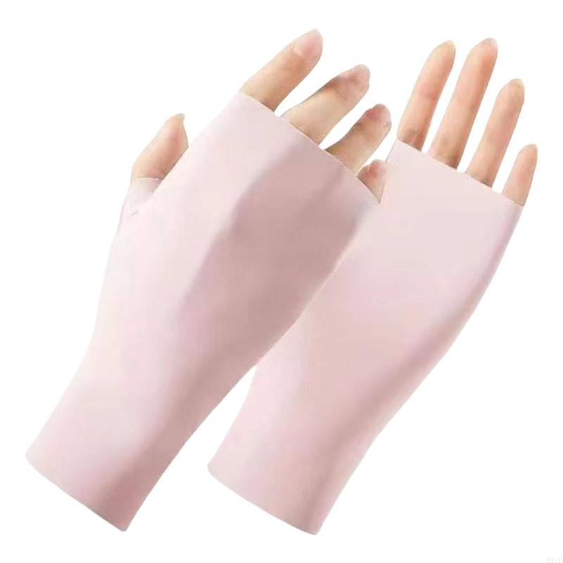Luvas longas e finas seda gela - Touch Screen Gloves avaliação e preço