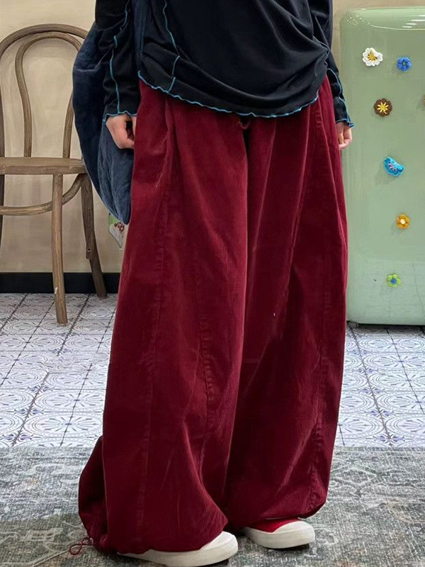 Calças Femininas Plus Size de  - Corduroy Pant Warm avaliação e preço