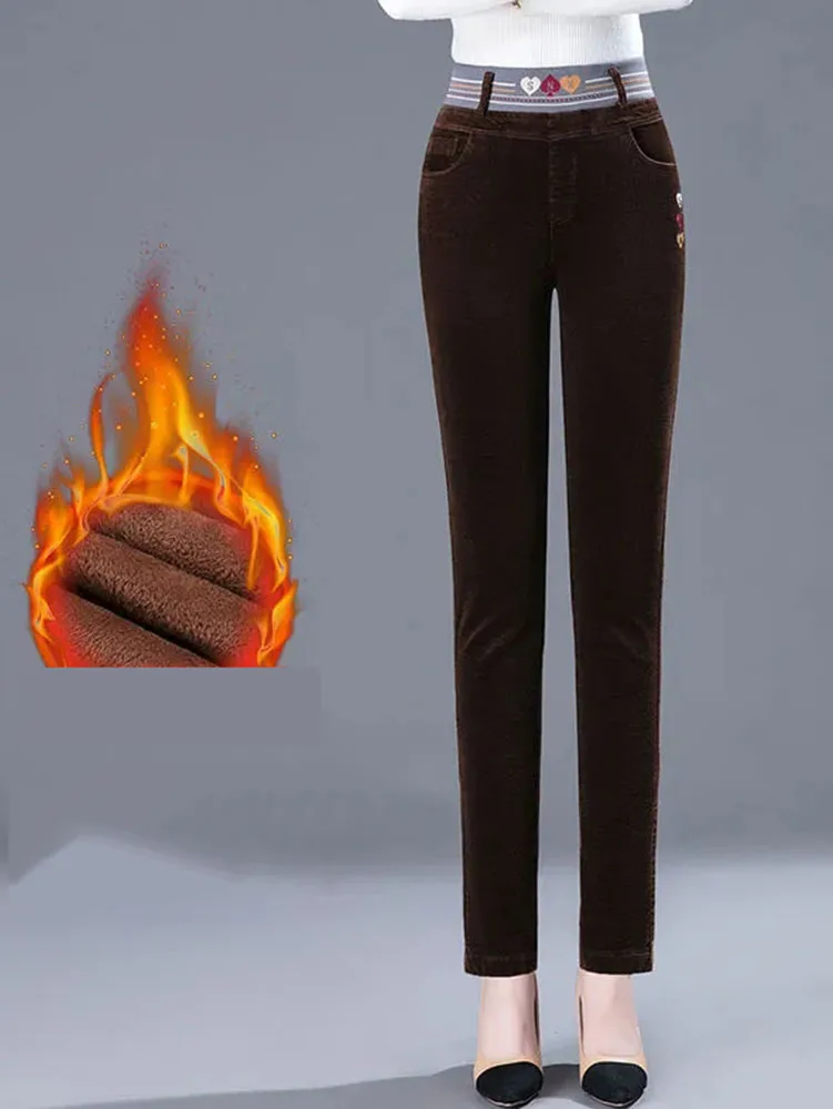 Calças de veludo forrado pelúc - Corduroy Pant Warm avaliação e preço
