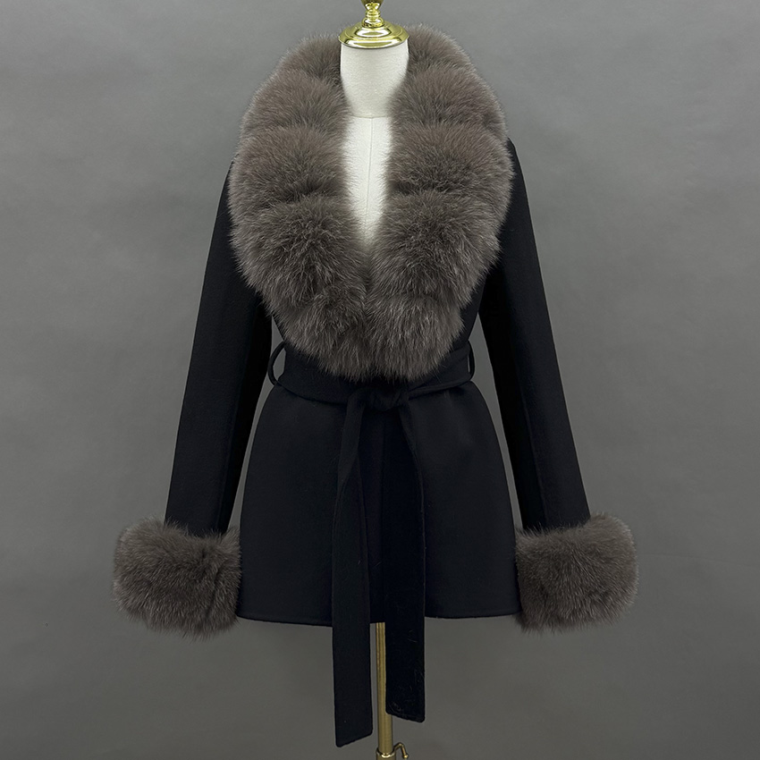Casaco Feminino de Lã JANEFUR  - Wool Coat Peacoat avaliação e preço