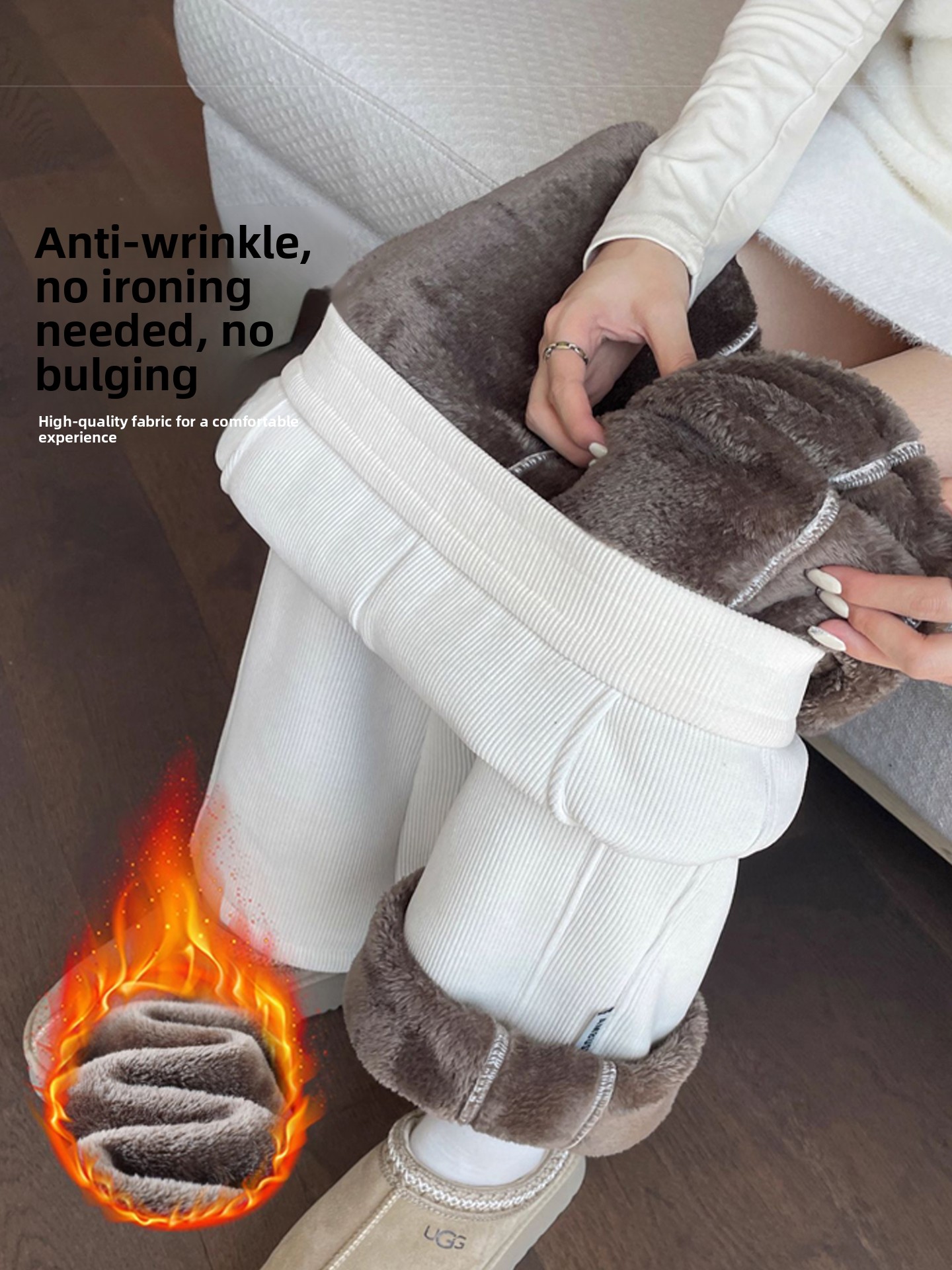 Calças Femininas de Veludo de  - Corduroy Pant Warm avaliação e preço