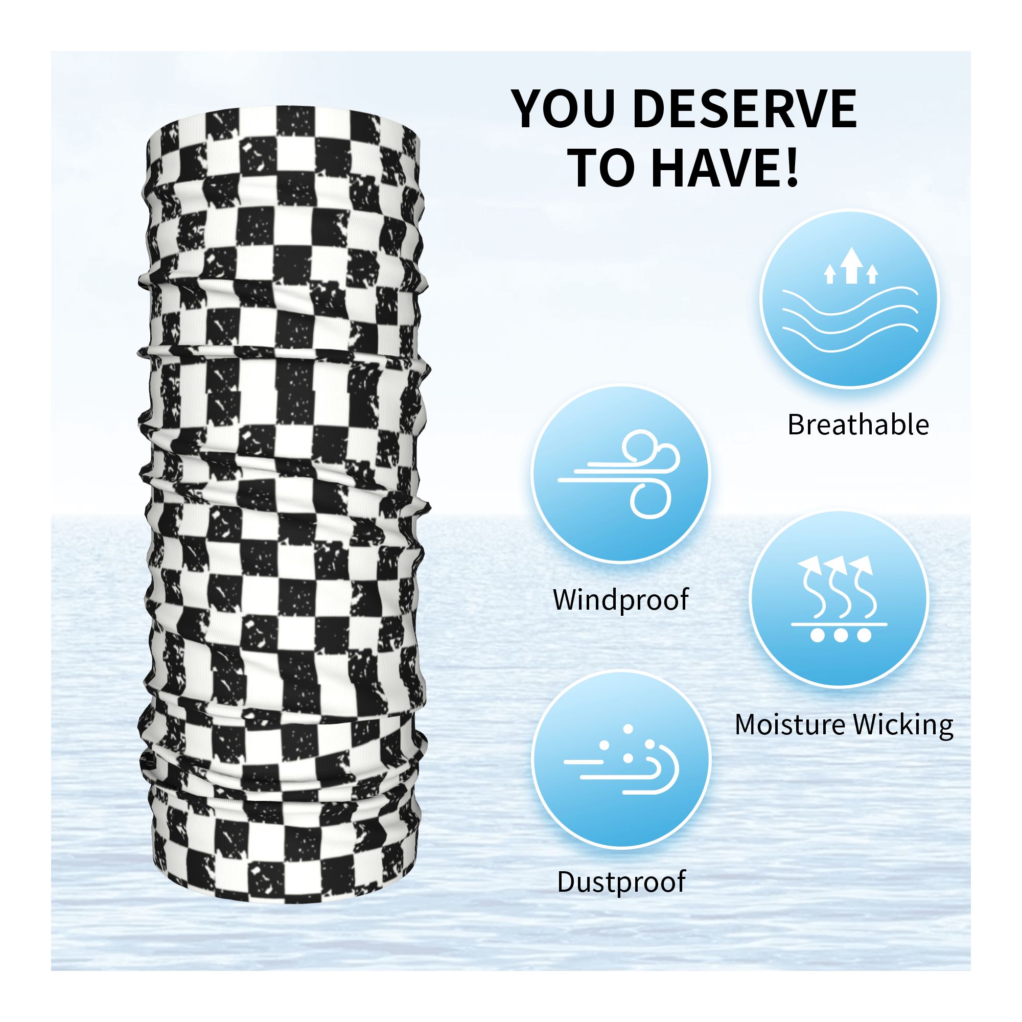 Faixa de Cabeça e Aquecedor de - Neck Gaiter Fleece avaliação e preço