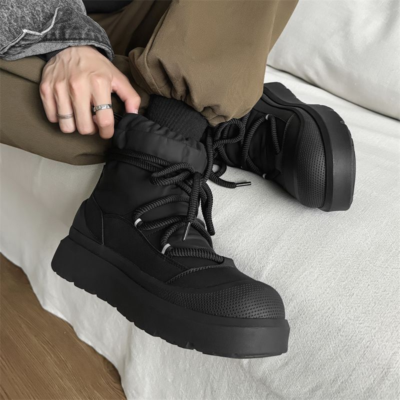 Designer novas botas de neve m - Waterproof Winter Boot avaliação e preço