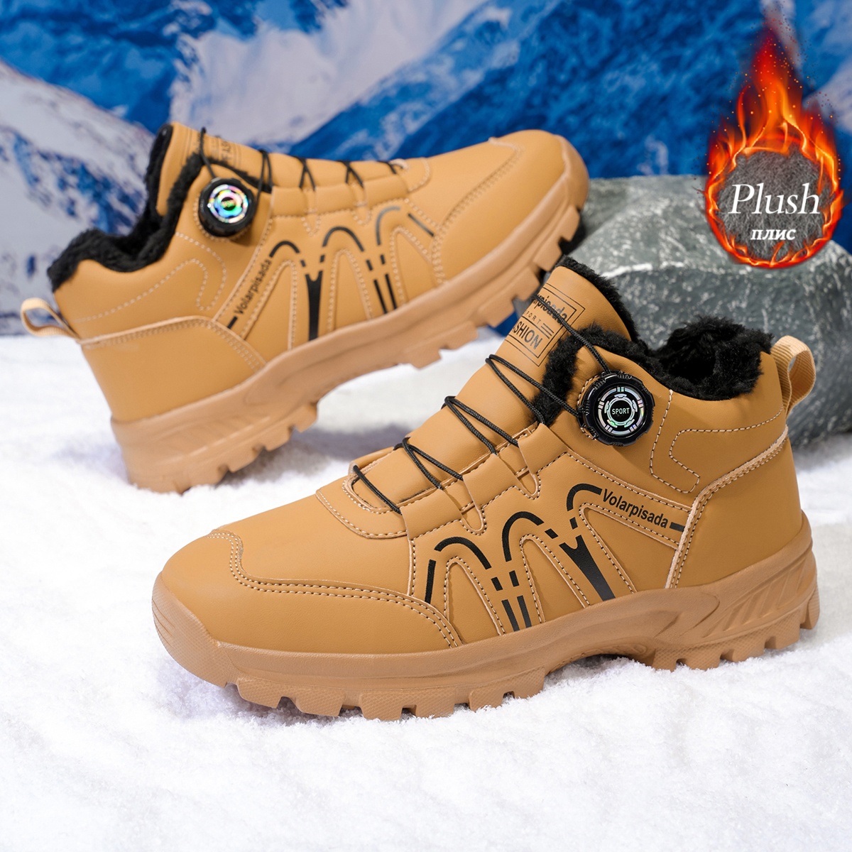 Botas de Neve Unissex Forradas - Waterproof Winter Boot avaliação e preço