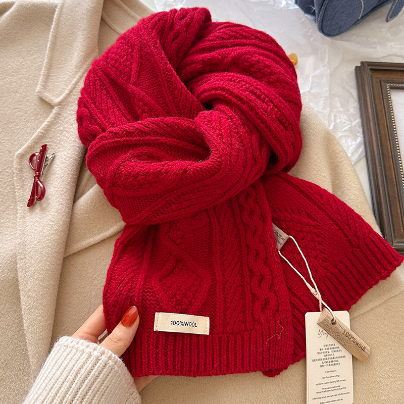 Luxo 100% cachecol de lã femin - Wool Scarf Men avaliação e preço