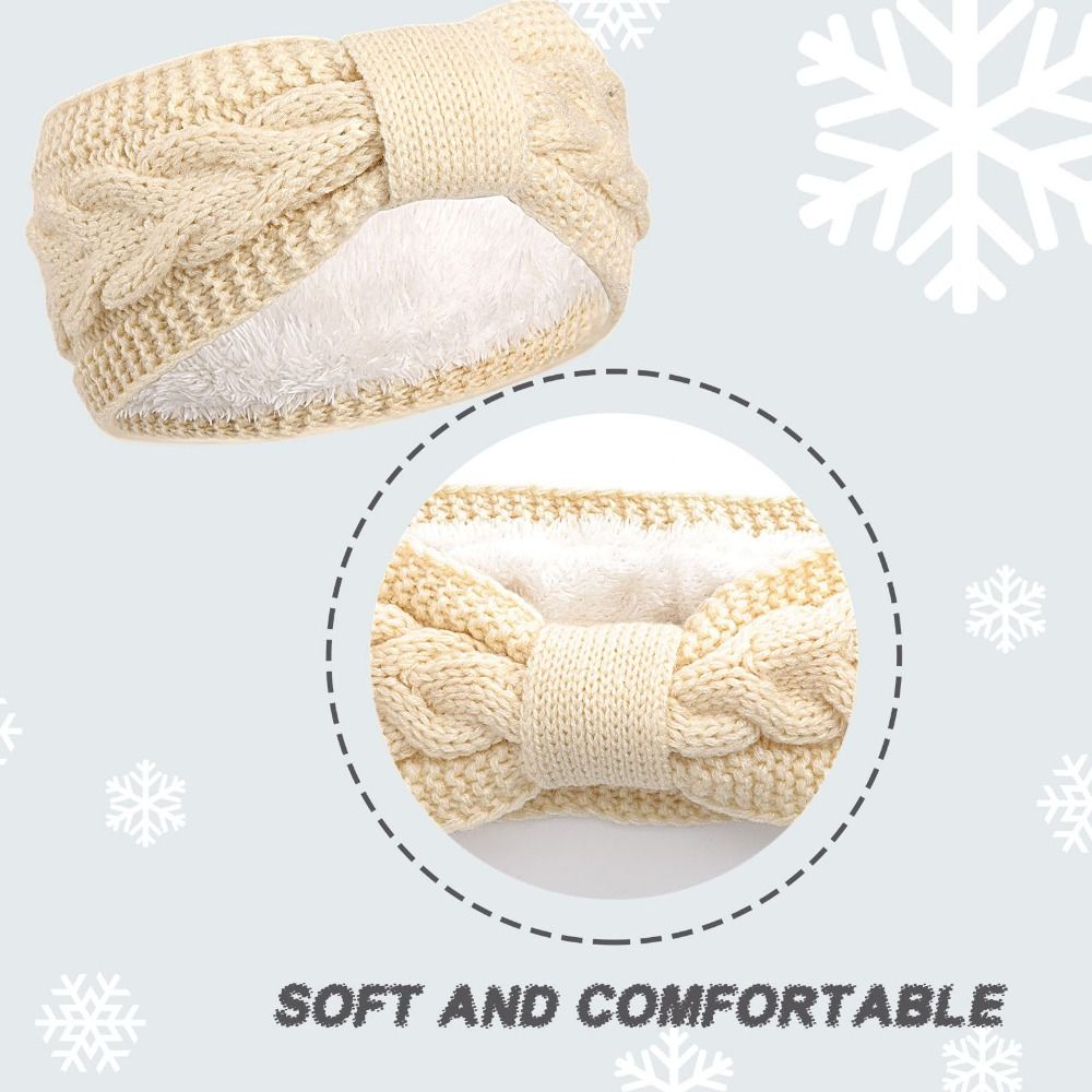 Inverno de malha feminina head - Winter Headband Fleece avaliação e preço