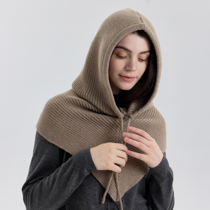 Inverno balaclava chapéu cache - Knit Beanie Hat Warm avaliação e preço