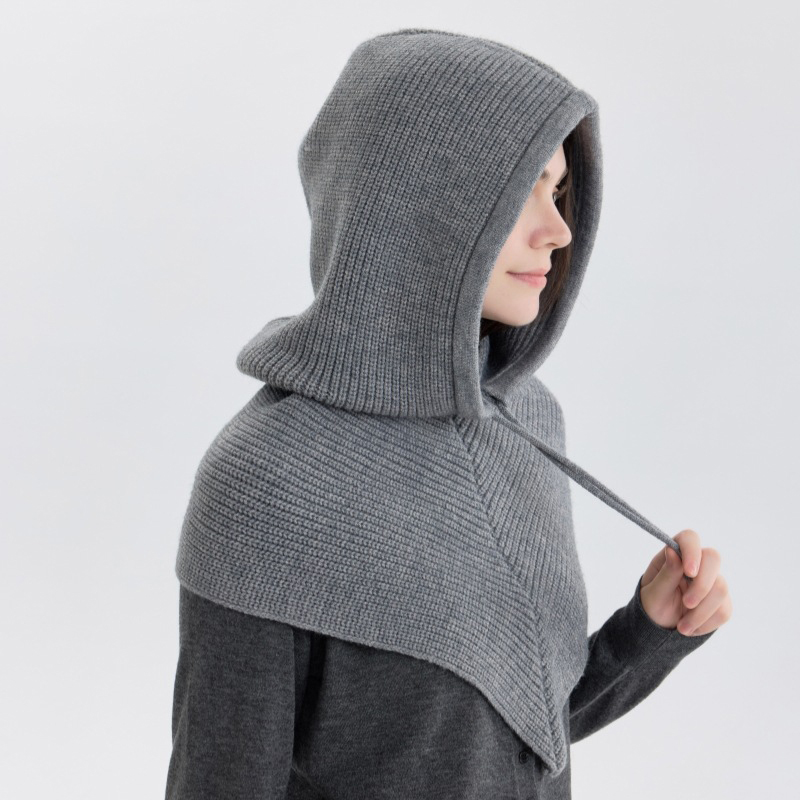Inverno balaclava chapéu cache - Knit Beanie Hat Warm avaliação e preço