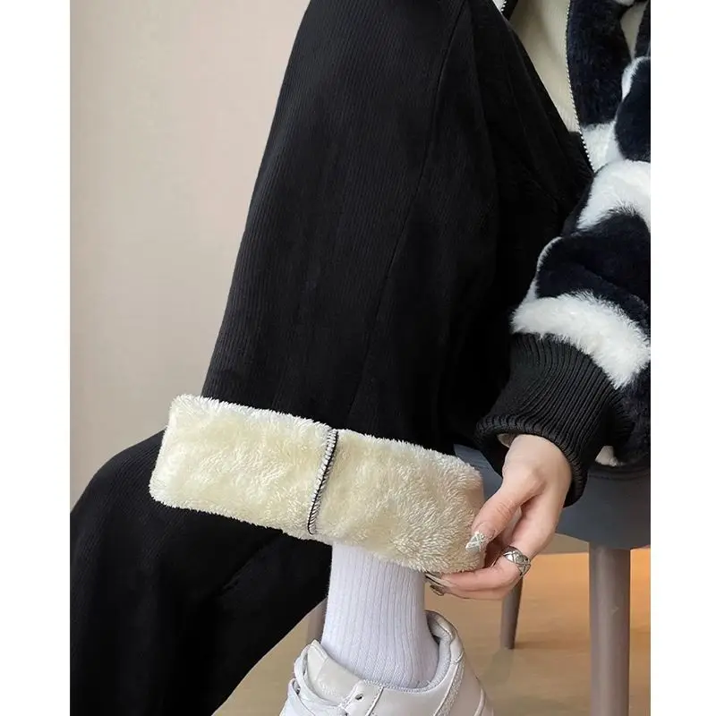 Calça grossa de veludo feminin - Corduroy Pant Warm avaliação e preço